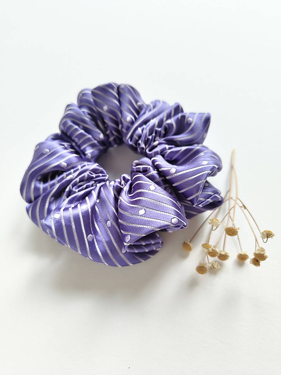 Basic MAXI scrunchie (Fialová)