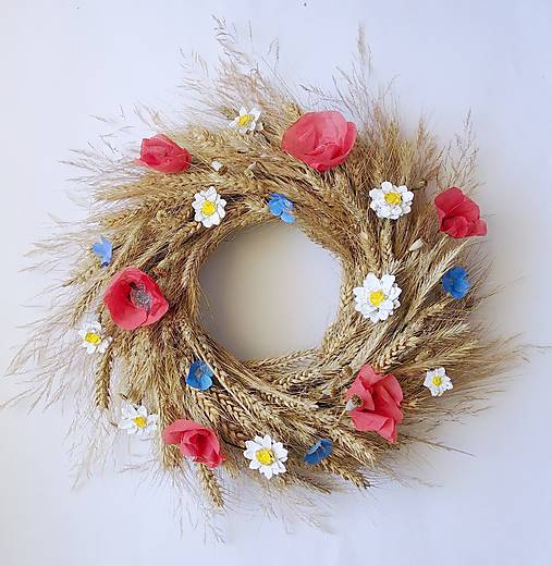 Dekorácie - Veľký veniec zo žatvy - 17559630_