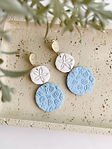 Náušnice - Visiace letné náušnice „Seashell Dreams“ - 17559796_