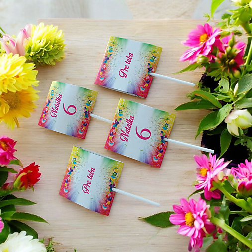 Darčeky pre svadobčanov - Detské lízatko - balón - 17562598_