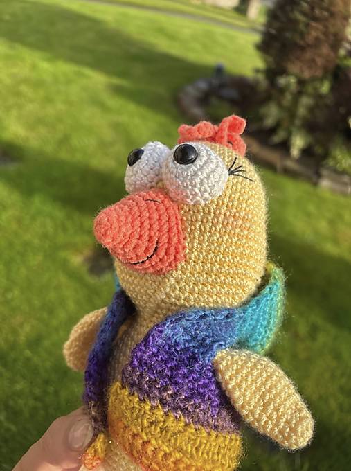 Hračky - Háčkovaná sliepka - 17565661_