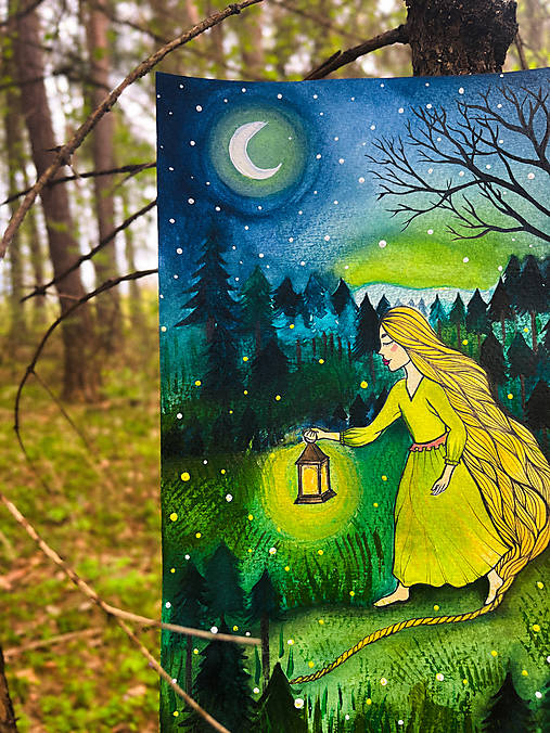 Kresby - Zberačka svetla - 17565582_