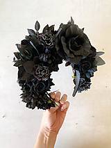 Čiapky, čelenky, klobúky - Frida čelenka "bohyňa noci"  - 17563549_