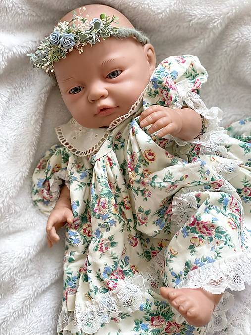 Newborn venček pre bábätko "najväčšia láska" - modrý