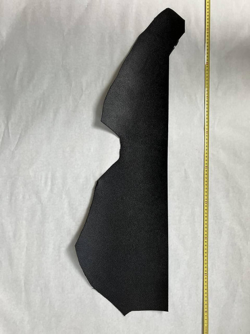 Suroviny - Koža čierna matná so štruktúrou 2–2,5 mm (Kus CC5) - 17564190_