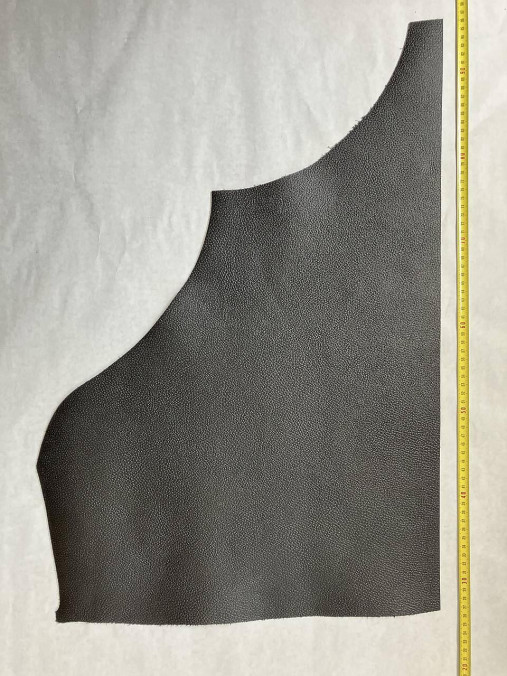 Suroviny - Koža čierna matná so štruktúrou 2–2,5 mm (Kus CC6) - 17564192_