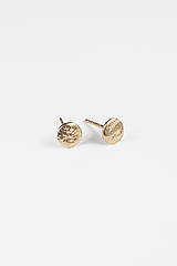 Náušnice - Strieborné napichovacie náušnice botanica mini (menšie 6mm - Striebro 925/1000) - 17565437_