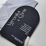 Papiernictvo - Minimalistické svadobné oznámenie J25117 - 17563412_