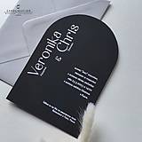 Papiernictvo - Minimalistické svadobné oznámenie J25117 - 17563413_