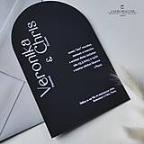 Papiernictvo - Minimalistické svadobné oznámenie J25117 - 17563414_