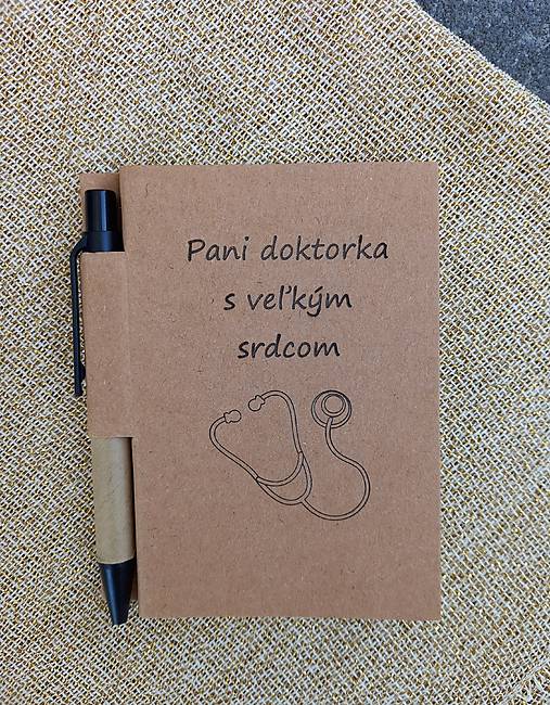 Papiernictvo - Zápisníček pre pani doktorku - 17563660_