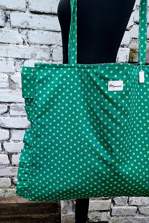 Nákupní taška puntíky