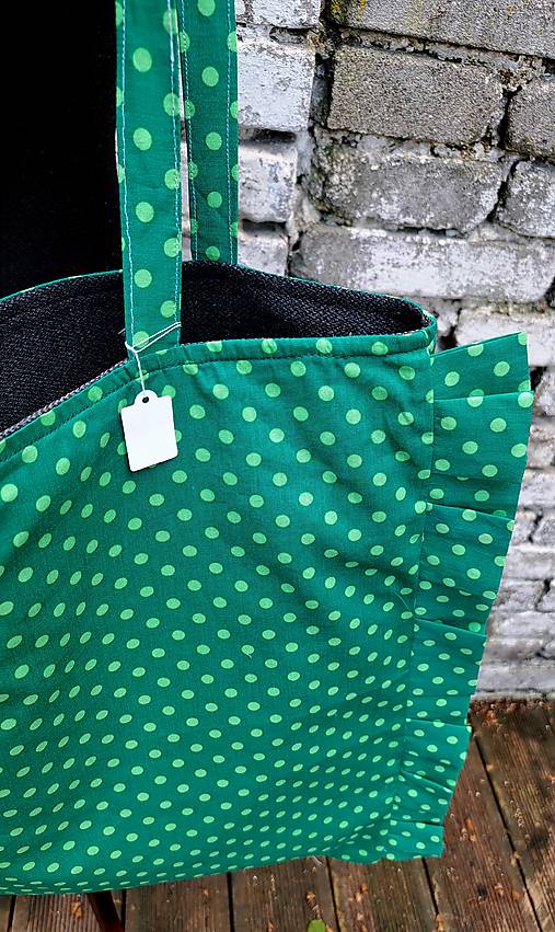 Nákupní taška puntíky