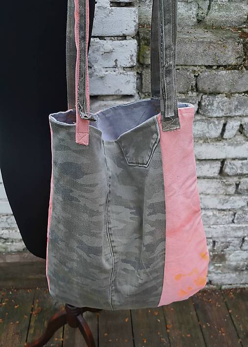 Nákupní taška denim skin