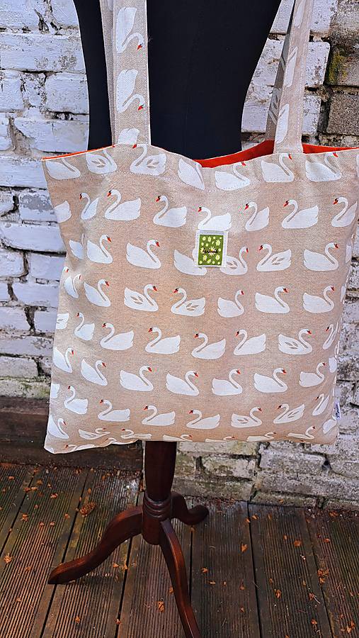 Nákupní taška labuť