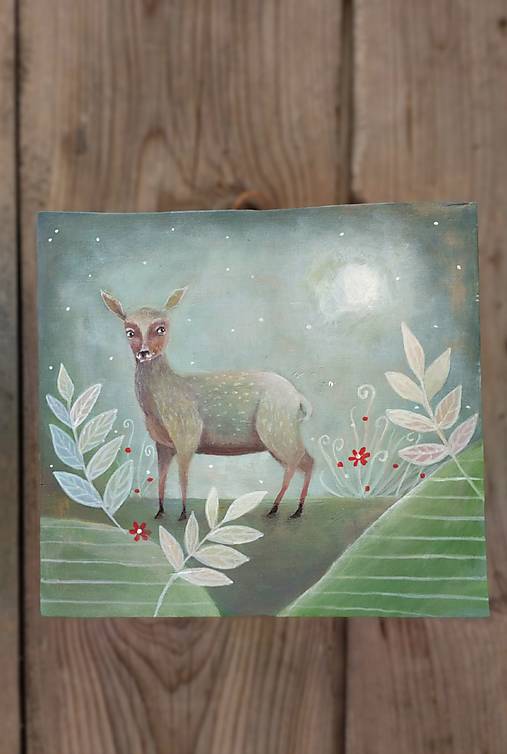 Dekorácie - Srnka. - 17566373_