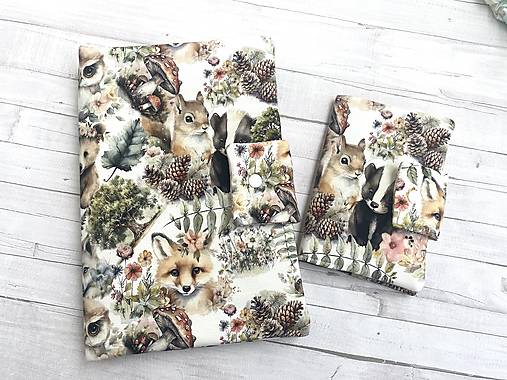 Detské doplnky - Plienkovník Lesné zvieratká - 17566971_