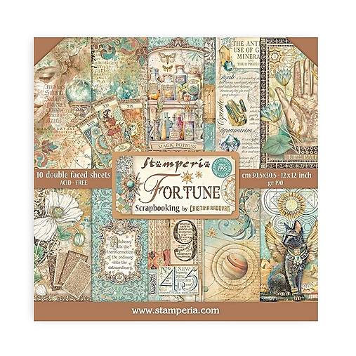 Papier - Stamperia Scrapbook papier Fortune 12 x 12 - 17569120_