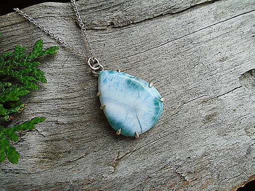 Strieborný prívesok Ag925 Larimar