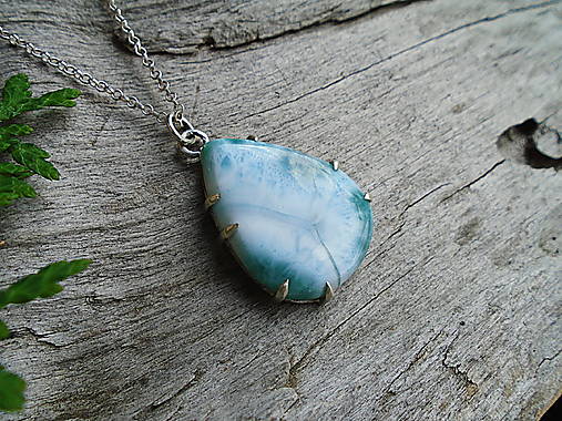 Strieborný prívesok Ag925 Larimar