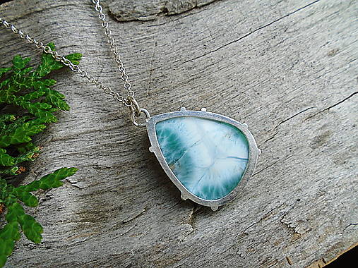 Strieborný prívesok Ag925 Larimar