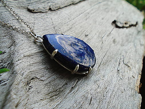 Strieborný prívesok Ag925 Lapis Lazuli  Skarabeus