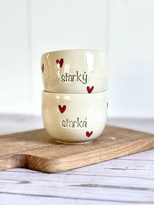 Love - pohárik cappuccino starká (200ml, bez uška)