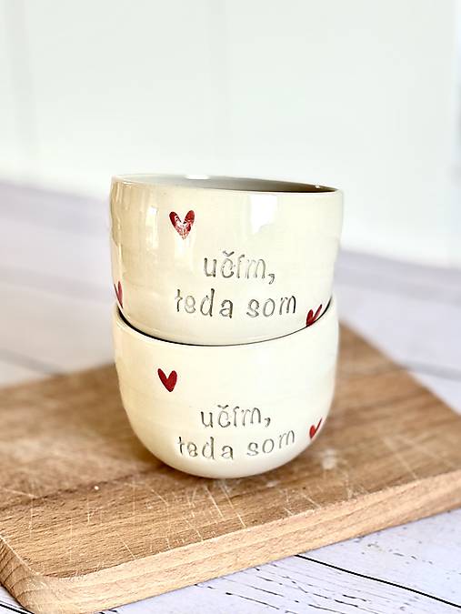 Pohárik UČÍM, TEDA SOM Love