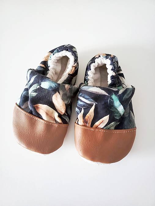 Detské topánky - Capačky lístky  - 17568682_