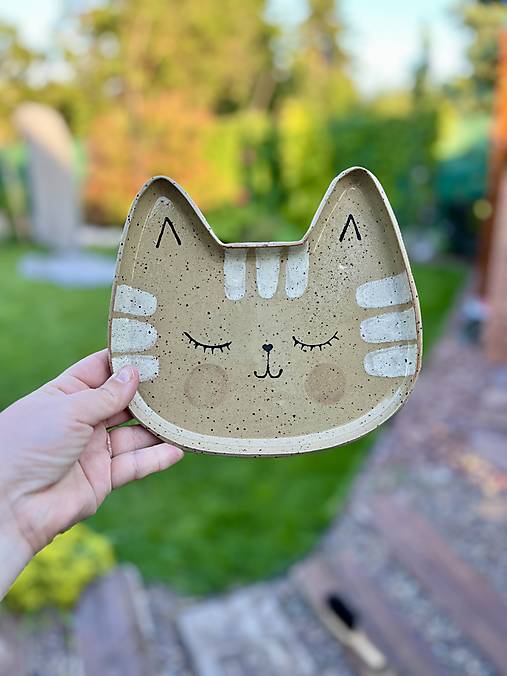 Nádoby - Tanierik mačka tigrovaná - 17568442_