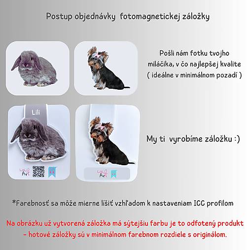 Magnetická záložka - tvoje zvieratko