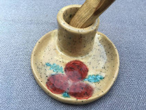  - Keramický stojan na drevo Palo Santo (Pestrofarebná) - 17569237_