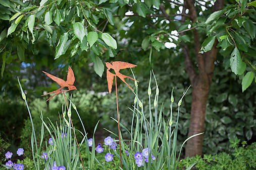 Dekorácie - Lastovičky set 2 ks - 17568354_