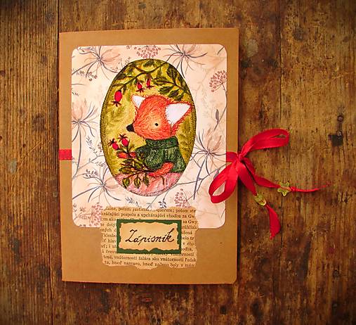 Papiernictvo - zápisník + nálepky: PUPY a šípky - 17570704_