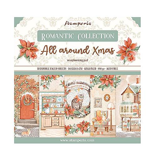 Papier - Scrapbook papier All around Xmas 12 x 12 - 17571736_