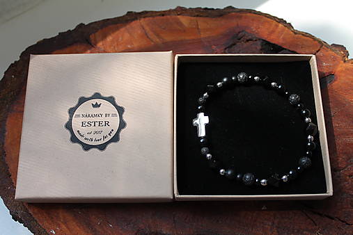 Náramky - SILVER CROSS _Luxusný Ochranný náramok - 17571273_