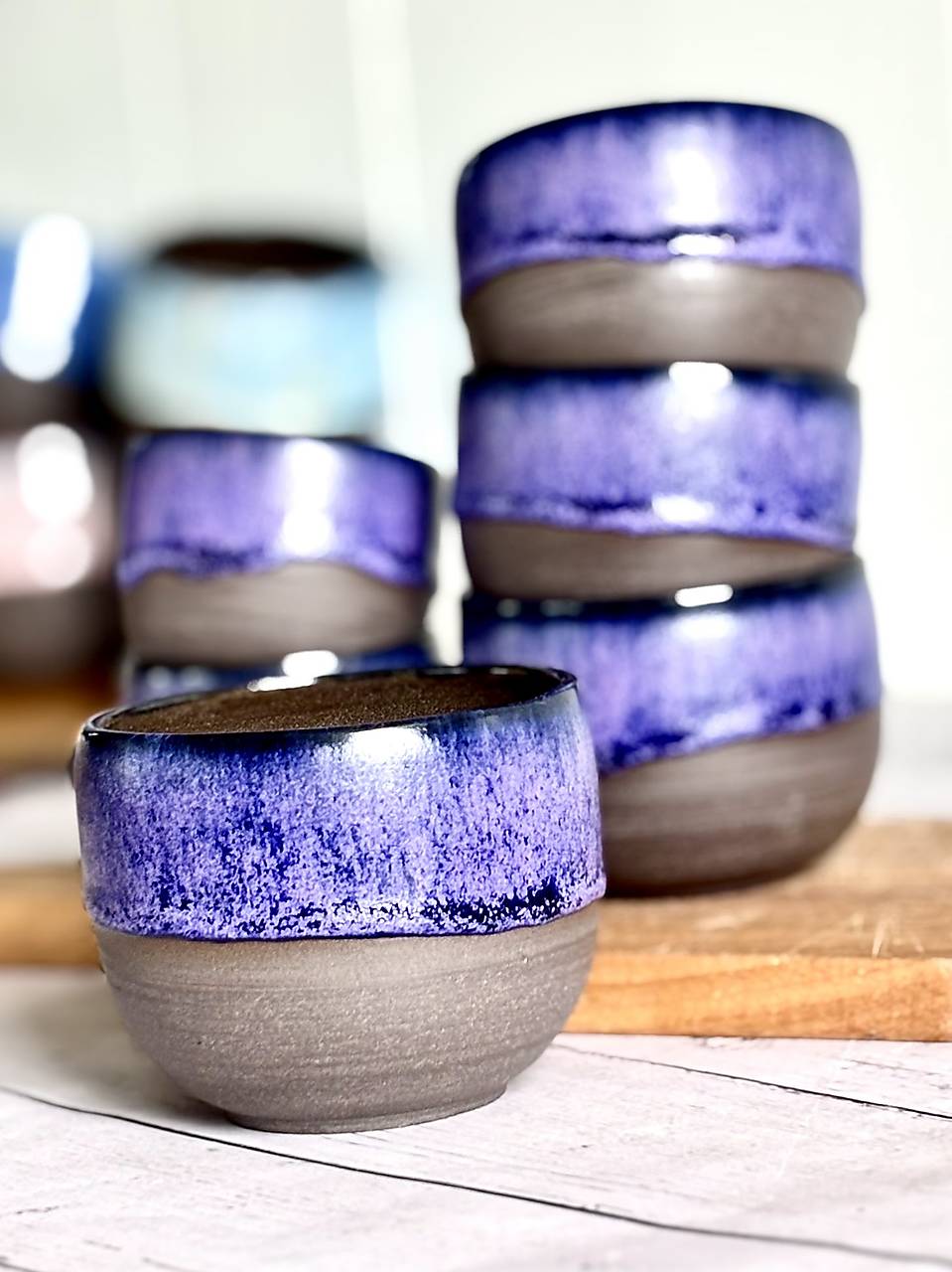 Purple Twilight - pohárik cappuccino (200ml, bez uška)