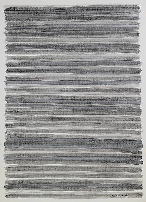 Akvarelový obraz - Šero