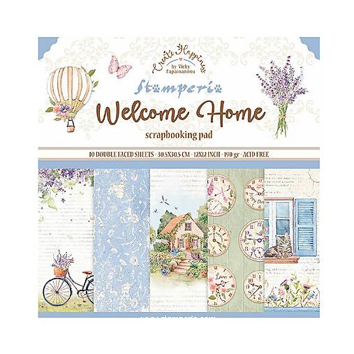Papier - Scrapbook papier - Welcome Home - Stamperia  - 12x12 - 17571990_