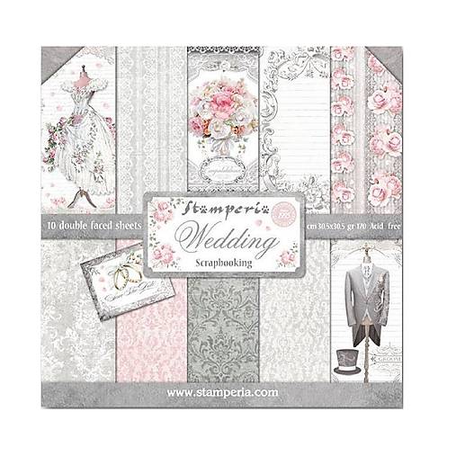 Papier - Scrapbook papier - Wedding - Stamperia  - 12x12 - 17573349_