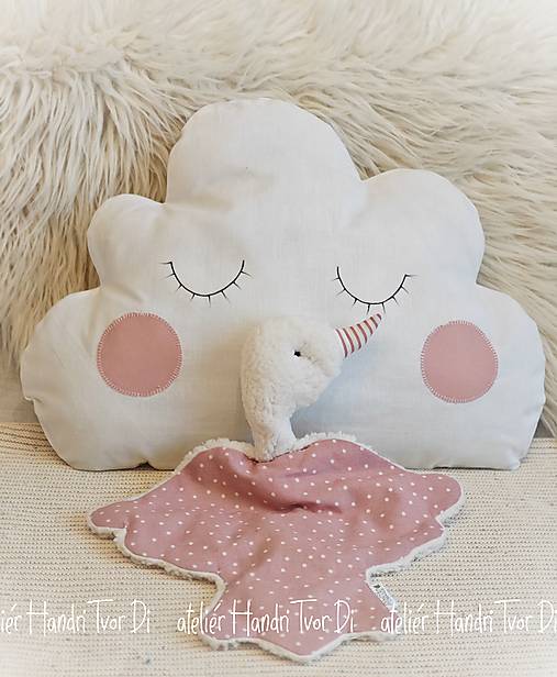 Úžitkový textil - Obláčik a húska pre najmenších - 17571847_