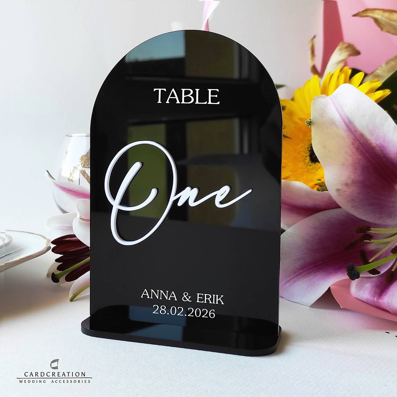 Čísla na stoly - elegant 009