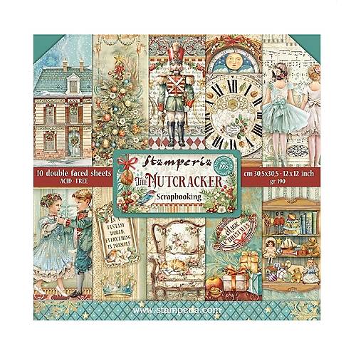 Papier - Stamperia Scrapbook papier The Nutcracker 12 x 12 - 17574304_