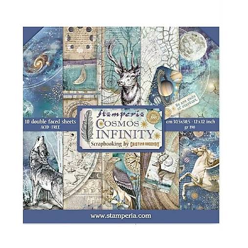 Papier - Scrapbook papier - Cosmos Infinity - Stamperia  - 12x12 - 17574399_