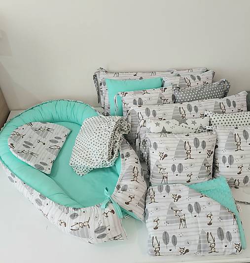 Detský textil - Set do postieľky - 17573387_
