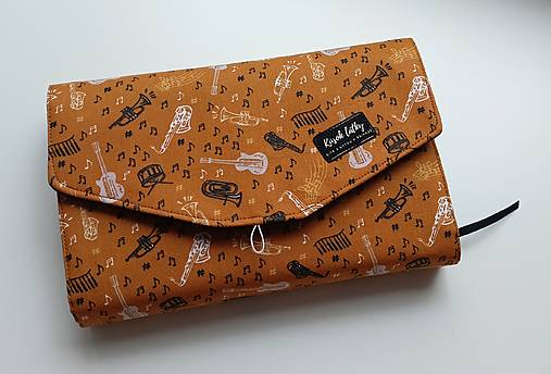 Papiernictvo - Obal na knihy V rytme hudby, L - 17573949_
