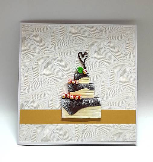 Papiernictvo - Blahoželanie k narodeninám ... torta - 17575524_