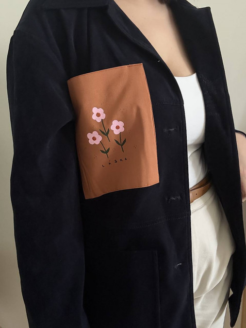 Upcyklované sako LÁSKA