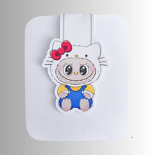 Magnetická záložka - SET Postavička na štýl Labubu