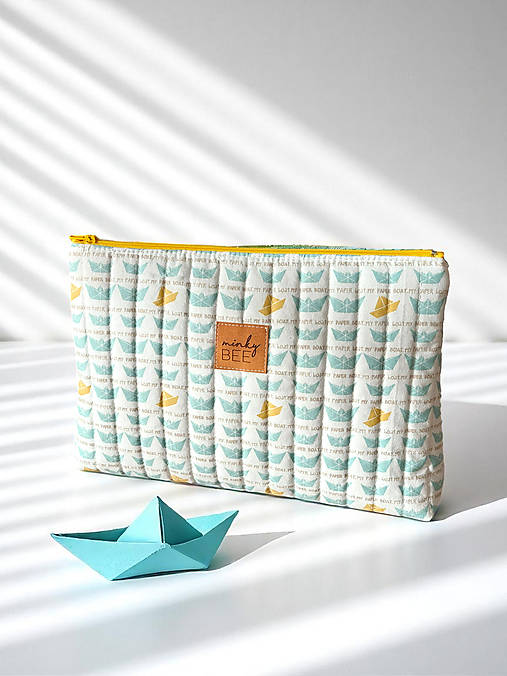 Kozmetická taška ZOYA (Vánok diaľok - cik cak vnútro)